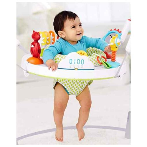 Skip Hop E&M Jumpscape Fold-Away Activity Jumper, Multicolor, 1 Count (Pack of 1) (304350) - Image 3