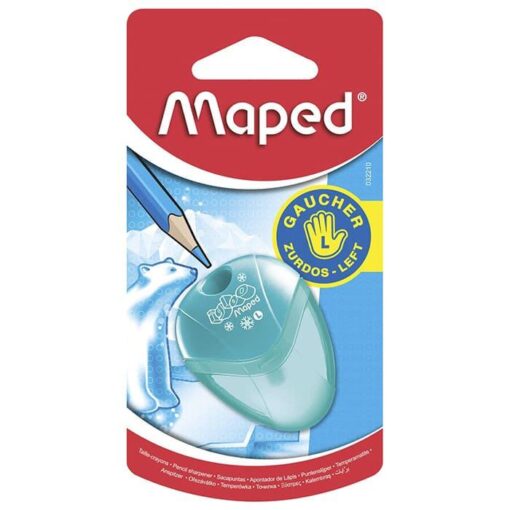Maped Pencil Sharpener Igloo 1 Hole Canister Left Handed Blister - Image 5