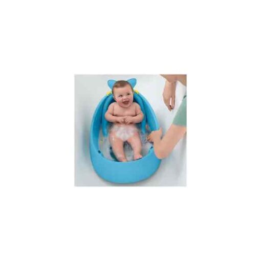 Skip Hop Bath Tub Moby Smart Sling 3-Stage Tub Blue 3M to 36M - Image 2