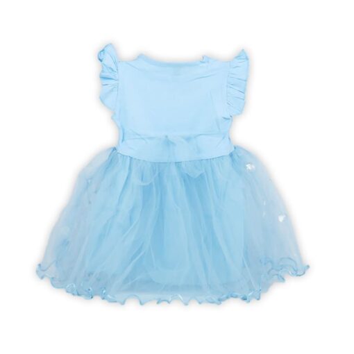 Blue Princess Dress for Baby Girl - Anna Toddler Baby Girl Princesses Belle Dress - Image 2