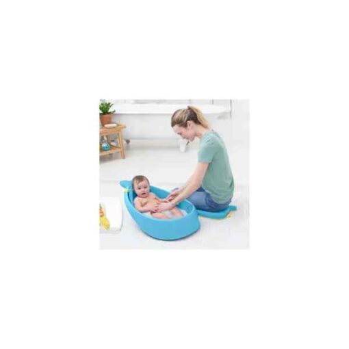 Skip Hop Bath Tub Moby Smart Sling 3-Stage Tub Blue 3M to 36M - Image 3