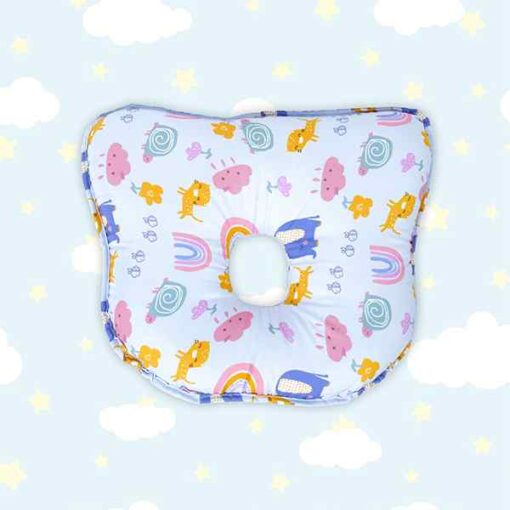 StarAndDaisy Memory Foam Baby Head Shaping Pillow for Preventing Flat Head Syndrome, 0+ Years, 26 cm X 21 cm X 4 cm (Bambi & Friends) - Multicolor - Image 6