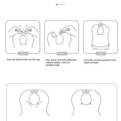 Disposable baby Bibs