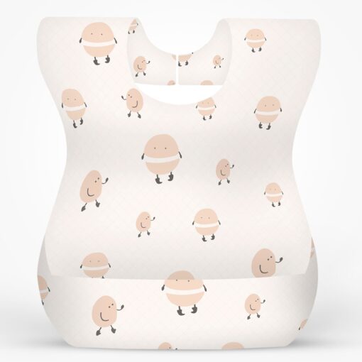 StarAndDaisy Disposable Baby Bibs, 20 Pack Soft Travel Bibs for Feeding Infant Babies, Use and Throw Bibs, Toddler Drool Burp Apron, 3 Layer Absorbent Yet Waterproof bib with 3D Crumb Catcher (Pack Of 20)