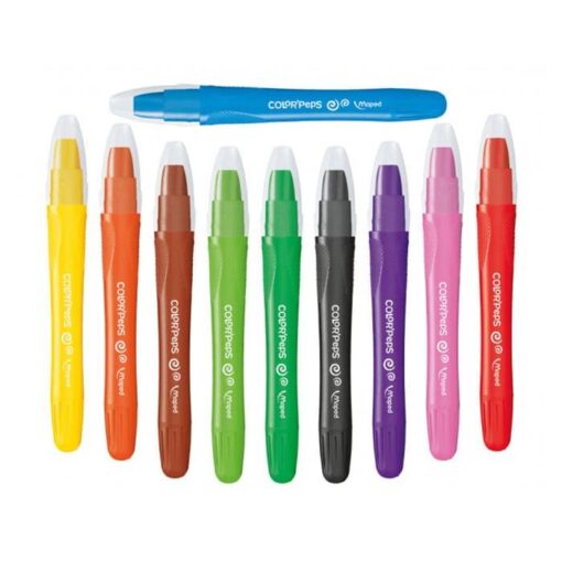 Gel Crayon Color Peps X10 Plastic Box - Image 2