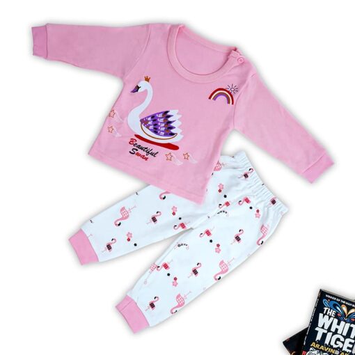 Night Suit Night Wear Shirt and Pyjama Set