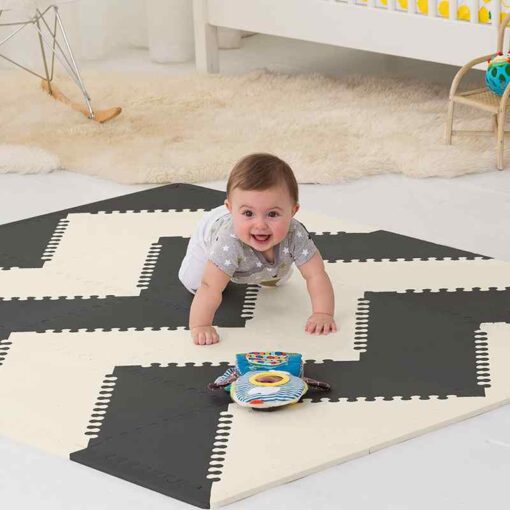 Skip Hop Playspot Geo - FF, Black/Cream, 70 x 56 x 0.5 - Image 3