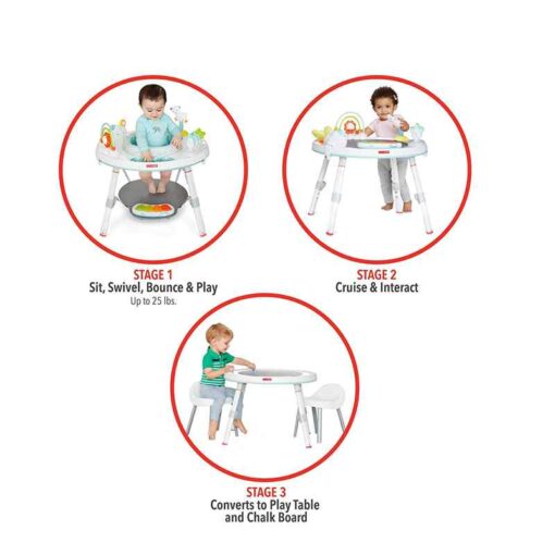 Skip Hop Silver Lining Cloud Activity Center, Multicolour, 1 Count (Pack of 1) (303326) - Image 3