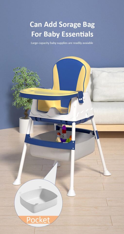 StarAndDaisy Comfort 4 in 1 High Chair - Booster Seat in Graffiti Prints (Pink & Green) - Image 3