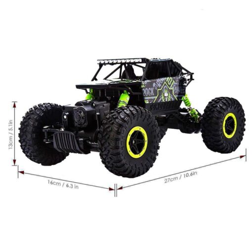 1:18 Rechargeable Rock Crawling 4WD 2.4 Ghz 4x4 Rally Car Remote Control Monster Truck Kids Play Toys - Image 2