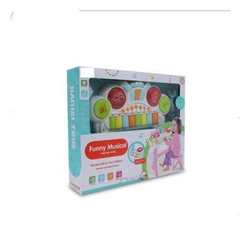 Kids Funny Musical Mini Piano 21 Lights with a 1 Microphone With high definition sound quality, 1 usb cable, 1 Piano, 1 mp3 connection line Musical Instruments Adjustable 2 in 1 Piano Toys For Age 3+ Kids, Children's, Baby, Boys and Girls - Image 3