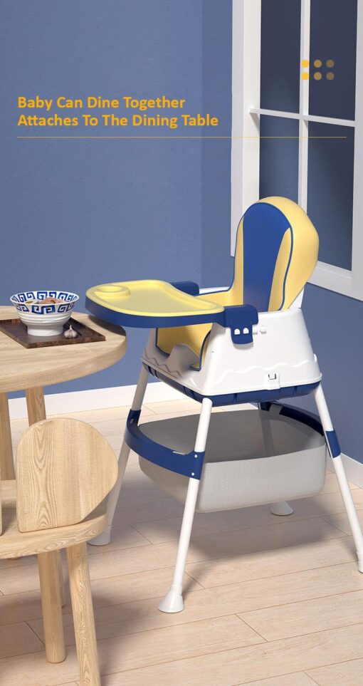 StarAndDaisy Comfort 4 in 1 High Chair - Booster Seat in Graffiti Prints (Pink & Green) - Image 9