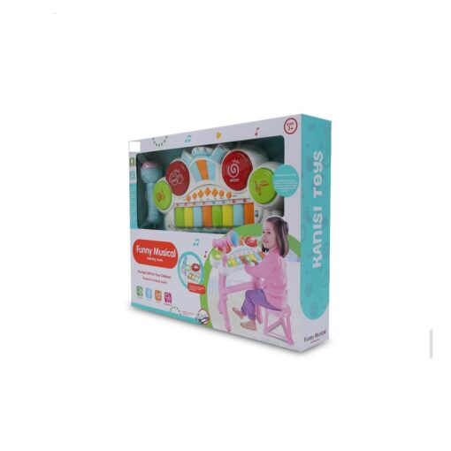 Kids Funny Musical Mini Piano 21 Lights with a 1 Microphone With high definition sound quality, 1 usb cable, 1 Piano, 1 mp3 connection line Musical Instruments Adjustable 2 in 1 Piano Toys For Age 3+ Kids, Children's, Baby, Boys and Girls - Image 5