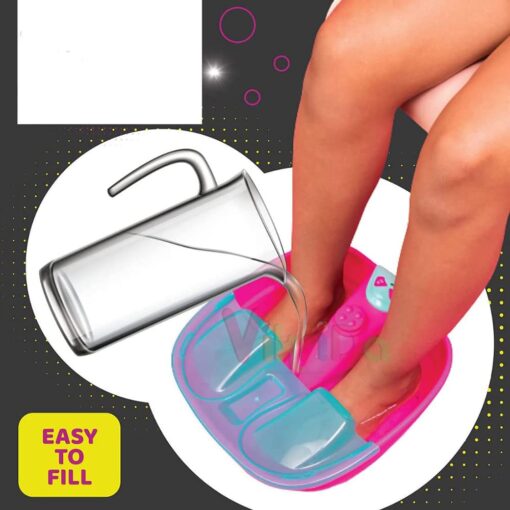 Foot Spa Sets for Girls Ages 7-12 with Nail Kit for Kids - DIY Manicure and Pedicure Set with Foot Care Kit Perfect for Sleepovers and Slumber Party. Helps Develop Self-Care and Creativity - Image 4