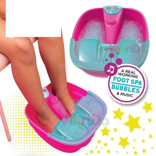 Foot Spa Sets for Girls Ages 7-12 with Nail Kit for Kids - DIY Manicure and Pedicure Set with Foot Care Kit Perfect for Sleepovers and Slumber Party. Helps Develop Self-Care and Creativity - Image 6
