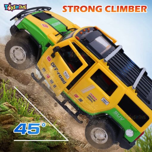 Monster Truck Remote Control 1:16 Scale Electric Vehicle Off-Road Race Car with Oversize Tires Radio SUV RTR Beast Buggy Great Toy Gift for Boys Children - Image 5
