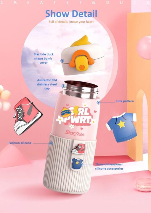 pink water bottles