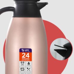 StarAndDaisy Stainless Steel Thermal Triple Wall Vacuum Insulated Flask Insulation Thermos 2 Litre (Pink)