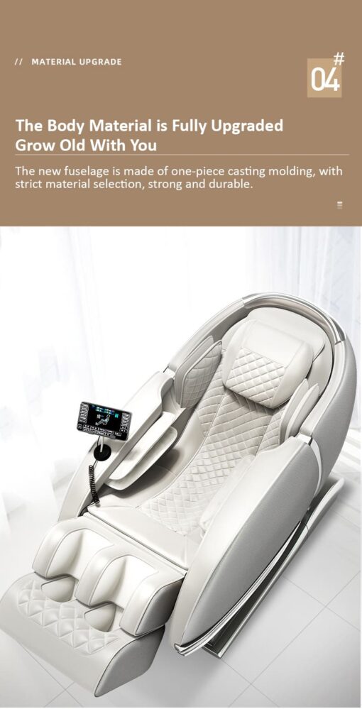 StarAndDaisy Gravity heated air compression sleeping massage chair with 2 control systems full body 4D massage chair - Image 2