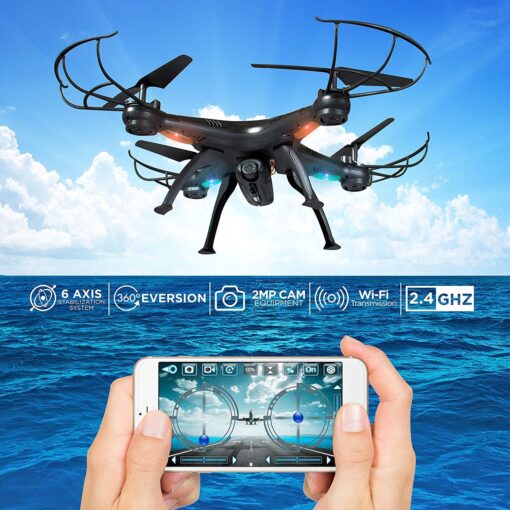 Wi-Fi FPV R/C Vision Quadcopter Drone 2.4Ghz 6-Axis Quadcopter Drone with 2 MP HD Camera - Image 3
