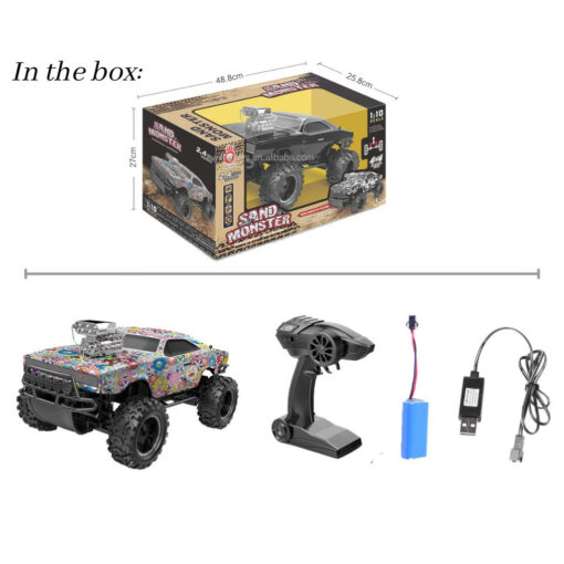 RC FAST FURIOUS HITAM-ROCK CROWLER HITAM OFFROAD MAINAN ANAK MOBIL REMOT KONTROL RADIO CONTROL HOBI KOLEKSI REMOT CONTROL 699-180 - Image 2