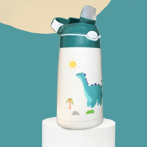 Starface By StarAndDaisy Kids Water Bottle, NON-Toxic Leak Proof Thermoses Stainless Steel BPA Free Insulated Water Flask with hanging buckle (Best Kids | Green)
