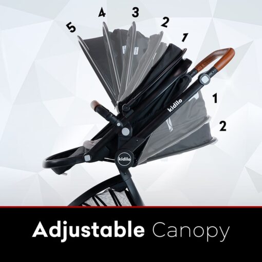Stroller with Detachable Car Seat for Ages 0 to 5 - Ensuring Comfort and Safety for Little Ones