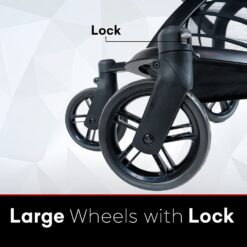 Convertible Baby Stroller with Car Seat Attachment