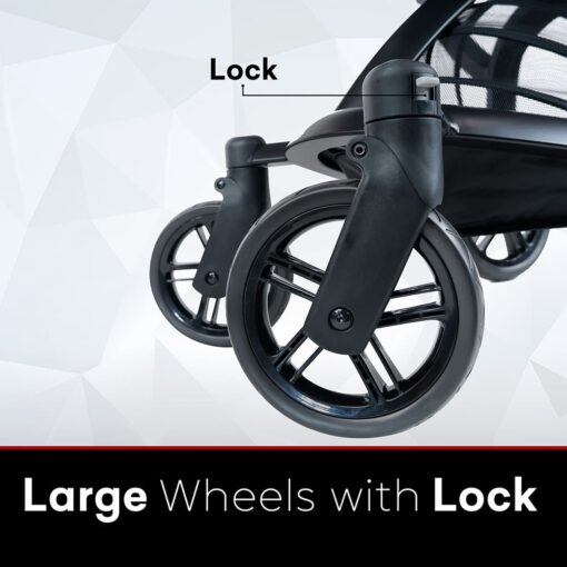 Convertible Baby Stroller with Car Seat Attachment