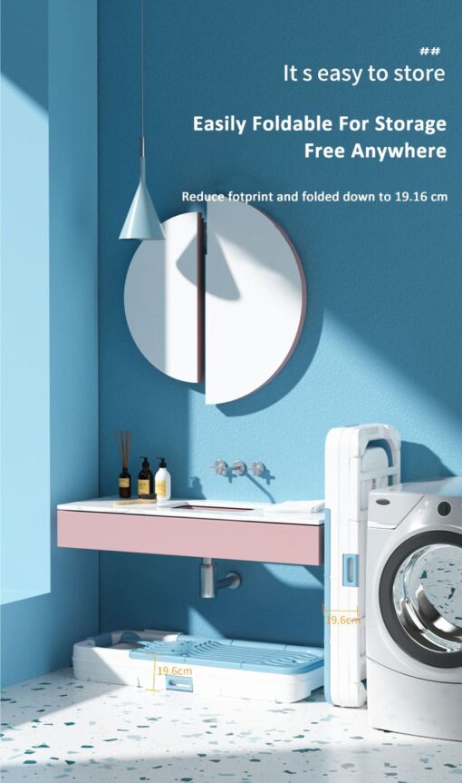 StarAndDaisy Best Folding Bathtub for Kids Children and Adult Mega size Multi Functional Jumbo Bathtub - Blue - ‎1.15 meter - Image 10