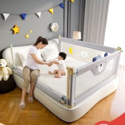 single bed with guard rail
