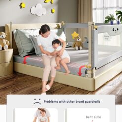 double bed guard rail