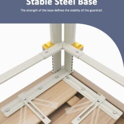 bedside safety rail guard