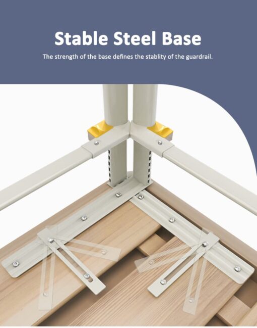 bedside safety rail guard