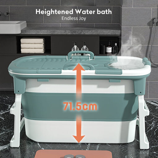 StarAndDaisy Folding Bath Tub for Kids Children and Adult Vertical Mega Size Super Large Bathtub  (Blue | ‎1 meter) - Image 12