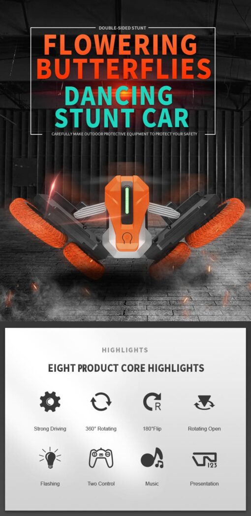 Global Drone NEWEST GD99 Hand Gesture Micro Super Twister Stunt RC Car Toys Truck Remote Children electronic toys with Light - Image 8