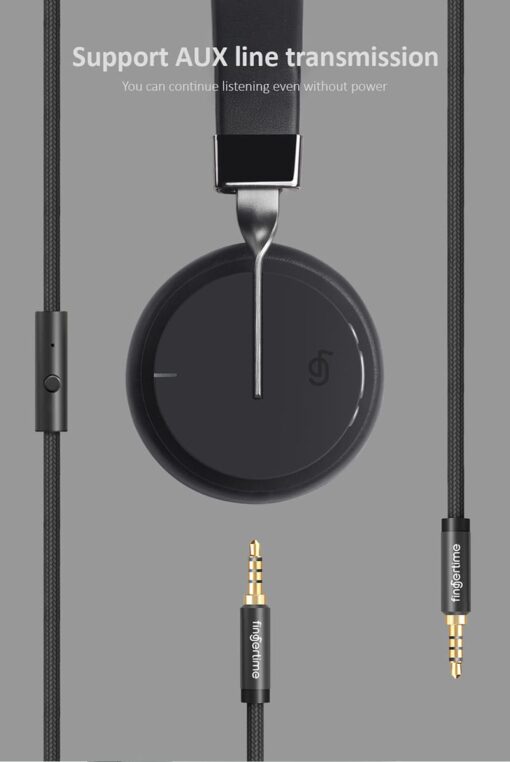 StarAndDaisy Denver High Quality Wireless Bluetooth Noise Cancelling Stereo Headset Comfortable Over-ear Headphone (Classic Black) - Image 11