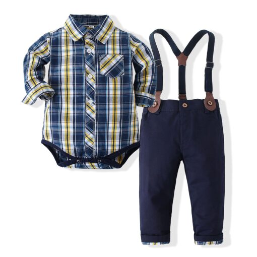 StarAndDaisy Boys Party Dresses Premium Serires (Check Blue | tzb0515) - Image 10