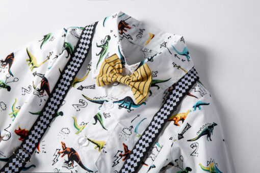 StarAndDaisy Boys Party Dresses Premium Serires (Dinosaur print| tzb1903) - Image 4