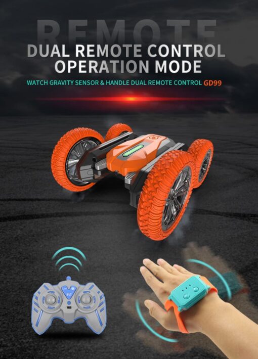 Global Drone NEWEST GD99 Hand Gesture Micro Super Twister Stunt RC Car Toys Truck Remote Children electronic toys with Light - Image 9