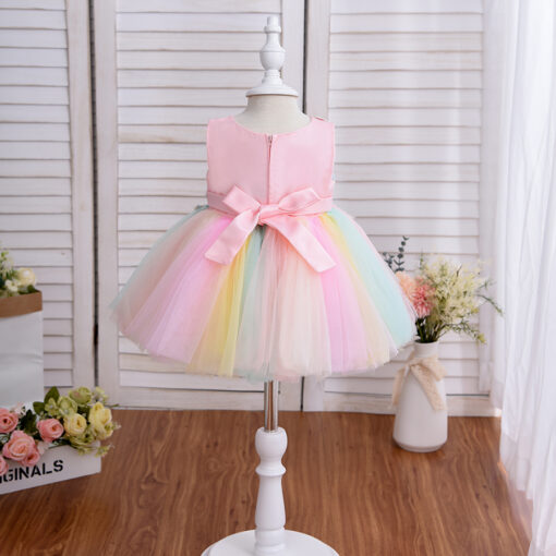 StarAndDaisy Girls Party Dresses Premium Serires (pink| G007) - Image 3