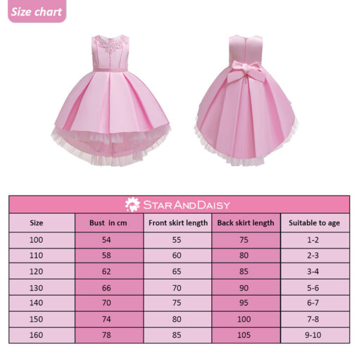 StarAndDaisy Girls Party Dresses Premium Serires (pink| 186) - Image 6