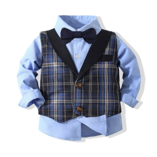 StarAndDaisy Boys Party Dresses Premium Serires (Light Blue & Robin Egg Blue| tzd3476) - Image 21