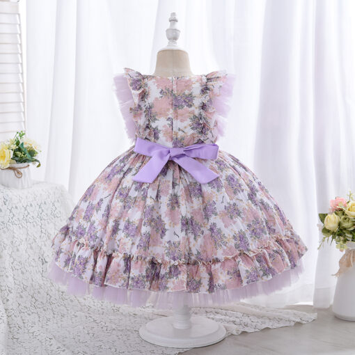 StarAndDaisy Girls Party Dresses Premium Serires (purple| W3331) - Image 4