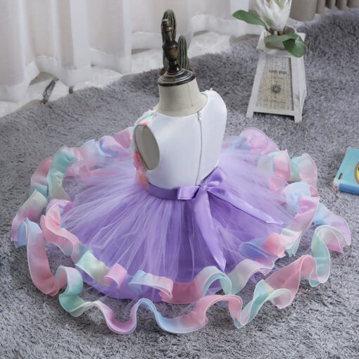 StarAndDaisy Girls Party Dresses Premium Serires (purple| 2037) - Image 2