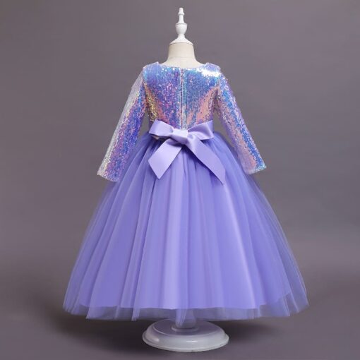 StarAndDaisy Girls Party Dresses Premium Serires (purple| 898) - Image 2