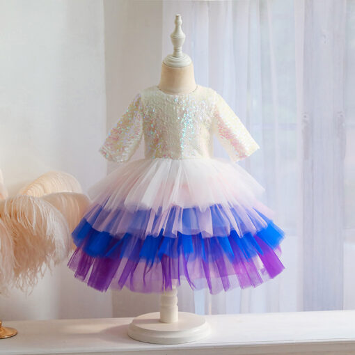 StarAndDaisy Girls Party Dresses Premium Serires (white| 321) - Image 2