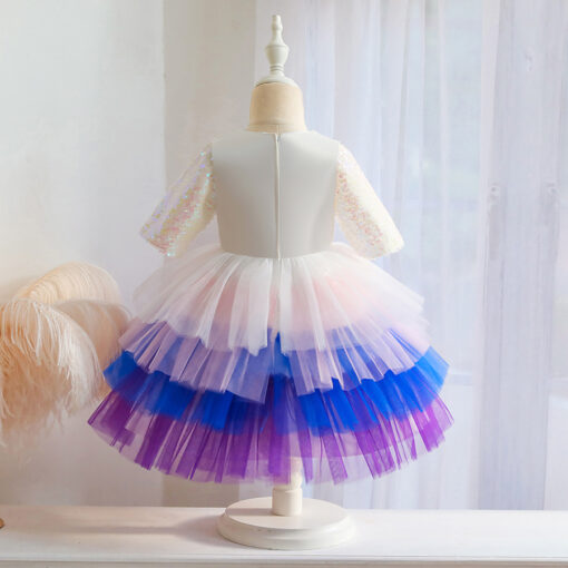 StarAndDaisy Girls Party Dresses Premium Serires (white| 321) - Image 4