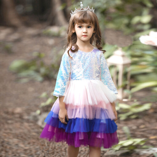 StarAndDaisy Girls Party Dresses Premium Serires (white| 321) - Image 3