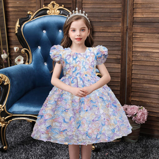 StarAndDaisy Girls Party Dresses Premium Serires (purple| 999) - Image 2